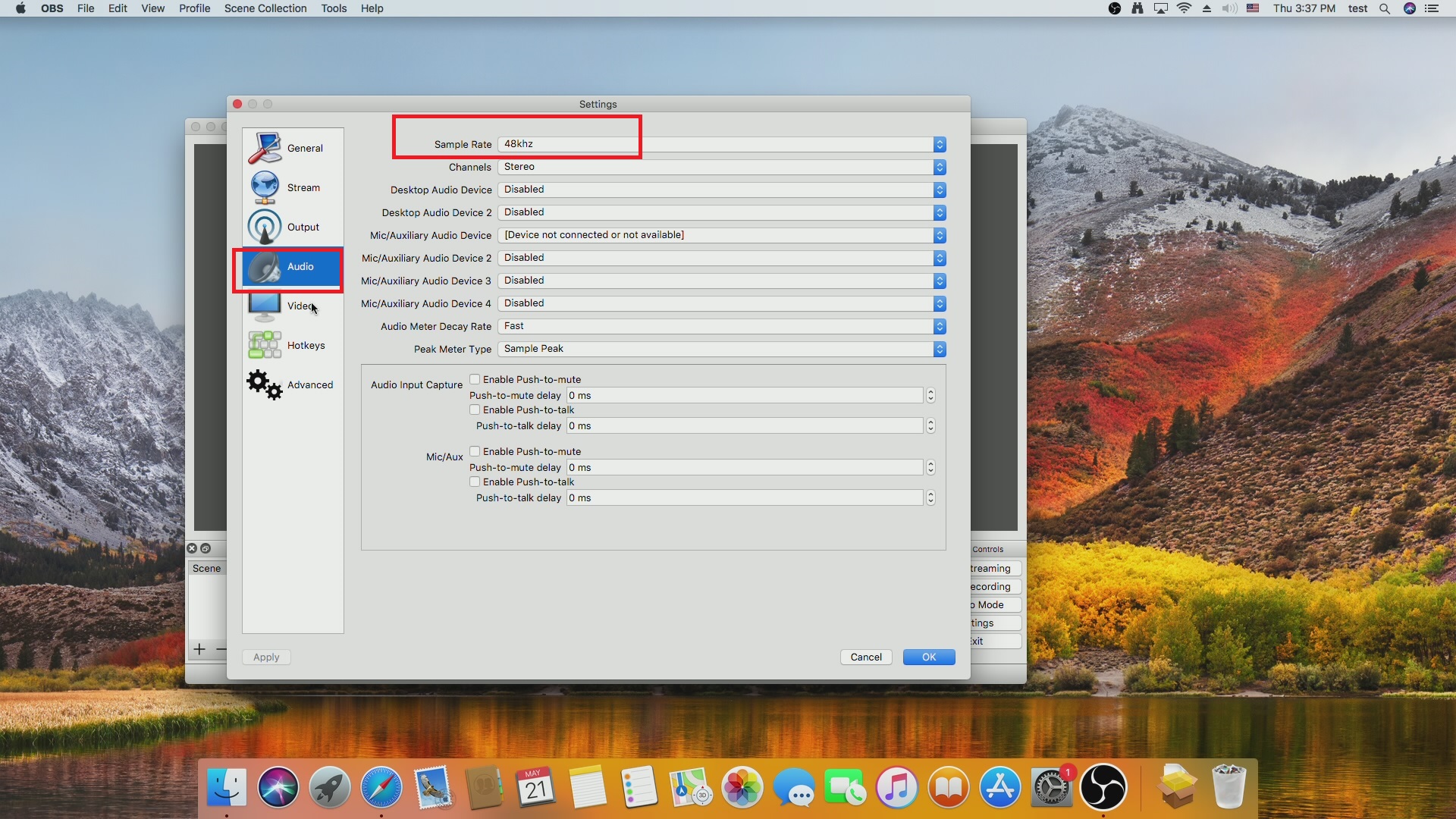 open broadcaster software for mac